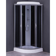 Душевая кабина Loranto CS-6681G 80х80 см, хром/тонированное фото 