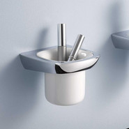 Стакан для зубных щеток Kludi Ambienta 5397505, цвет хром/белый фото 2