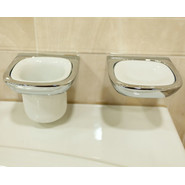 Стакан для зубных щеток Kludi Ambienta 5397505, цвет хром/белый фото 3