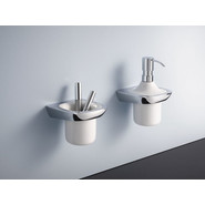 Стакан для зубных щеток Kludi Ambienta 5397505, цвет хром/белый фото 4