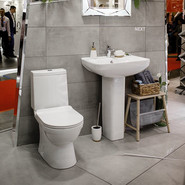Унитаз-компакт Sanita Luxe Next Slim WC.CC/Next/2-SlimDM/WHT.G/S1 с крышкой микролифт фото 2
