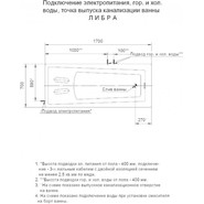Ванна гидромассажная Aquatek Либра 170x70 см фото 6