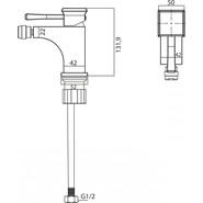 Смеситель для биде BelBagno Mille MIL-BD-CRM фото 2