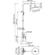 Душевая стойка WasserKraft A16601 фото 6