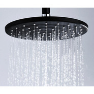 Верхний душ WasserKraft Elbe A077, черный фото 2