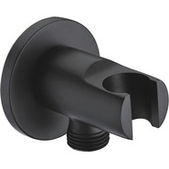 Шланговое подсоединение с держателем WasserKraft Elbe A083, черный фото 