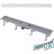 Трап Alcadrain APZ8-850M Simple (AG100101850), Цвет производителя: нержавеющая сталь/мат, Размер трапа: 850 фото 2