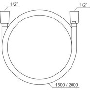 Душевой шланг Ravak 914.00 150 см X07P338, SilverShine фото 2