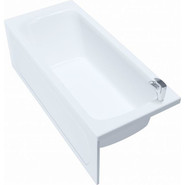 Ванна акриловая 1ACReal Gamma 170х69 см BBA-GA177X0-00U с ножками, Размер - мм: 1700х700 фото 3