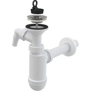 Сифон для умывальника Alcadrain A410P DN32 фото 