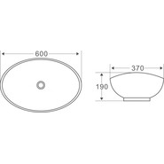 Раковина-чаша BelBagno 60 см BB1087 фото 3