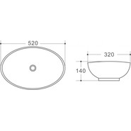 Раковина-чаша BelBagno 52 см BB1147 фото 3
