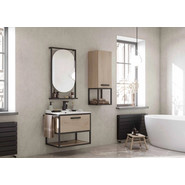 Шкаф подвесной Акватон Лофт Фабрик 34 см 1A242803LTDU0, дуб эндгрейн фото 5