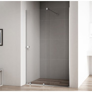 Душевая дверь Cezares Stream BF-1 140 см (стекло 8 мм), хром/прозрачное фото 