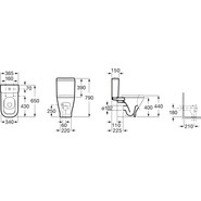 Унитаз напольный Roca Gap 342477000 фото 4