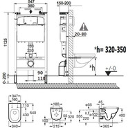 Инсталляция с подвесным унитазом Roca Gap Rimless 893104100 фото 4