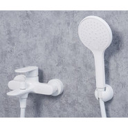 Смеситель для ванны WasserKraft Mindel 8501, белый фото 2