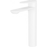Смеситель для раковины высокий WasserKraft Mindel 8503H, белый фото 
