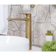 Смеситель для раковины высокий WasserKraft Aisch 5503H, золото фото 2