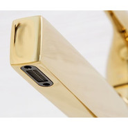 Смеситель для раковины WasserKraft Sauer 7103, золото фото 3