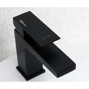 Смеситель для раковины WasserKraft Abens 2003, черный фото 4