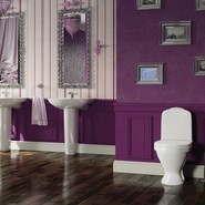 Унитаз-компакт Sanita Luxe Classic Luxe WC.CC/Classic/2-TM/WHT.G/S1 с крышкой микролифт фото 4