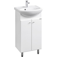 Тумба напольная с раковиной Акватон Мира 45 см 1A1044K1MR010, белый фото 