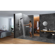 Смеситель для душа с термостатом Hansgrohe RainSelect 15380700, белый фото 2