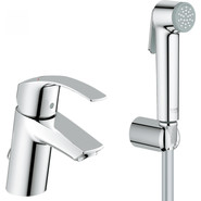 Смеситель для раковины с лейкой для биде Grohe Eurosmart New 23124002 фото 