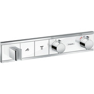 Смеситель для душа с термостатом Hansgrohe RainSelect 15355400, белый/хром фото 