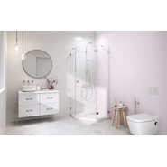 Душевое ограждение Radaway Essenza Pro PTJ 100х90 см R, хром/прозрачное фото 2