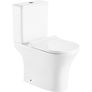 Унитаз-компакт безободковый Mirsant Rock с крышкой микролифт фото 2