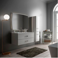 Пенал подвесной Mirsant Fuji 35 см R, белый фото 4