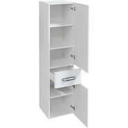 Пенал подвесной Mirsant Fuji 35 см R, белый фото 2