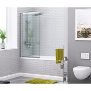 Шторка для ванны WasserKraft Main 100 см 41S02-100 WasserSchutz, хром/прозрачное фото 2