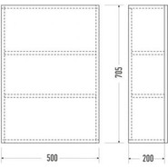 Зеркало-шкаф Mirsant Фарида 18 50 см фото 2