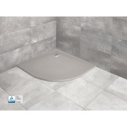 Поддон мраморный Radaway Kyntos A Cemento 90х90 см HKA9090-74, цемент фото 4