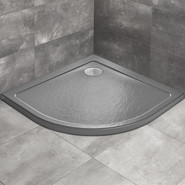 Поддон акриловый Radaway Doros A Stone Anthracite 90х90 см SDRA9090-01-64S, антрацит фото 