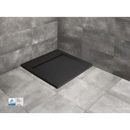 Поддон мраморный Radaway Teos C Black 90х90 см HTC9090-54, черный фото 2