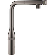 Смеситель для кухни Grohe Essence SmartControl 31615A00, тёмный графит глянец фото 4