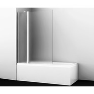 Шторка для ванны WasserKraft Berkel 110 см 48P02-110L, хром/матовое фото 