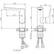 Смеситель для раковины BelBagno ANCONA-LVM-CRM фото 2