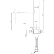Смеситель для раковины BelBagno UNO-LVM-CRM, Цвет производителя: хром фото 2