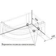 Поддон акриловый Радомир Соул 2 120х80 см R фото 4