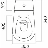 Унитаз-компакт Sanita Кама комфорт WC.CC/Kama/2-TM/WHT.G/S1 с крышкой фото 6