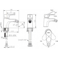 Смеситель для биде BRAVAT ALFA F3120178CP фото 3