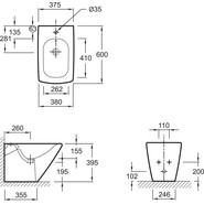 Биде напольное Jacob Delafon Escale E1293-00 фото 3