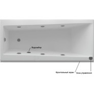 Ванна гидромассажная Aquatek Либра New 170x70 см фото 2