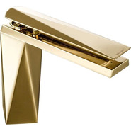 Смеситель для раковины Bravat Diamond L F118102G-2-ENG, золото, Цвет производителя: золото фото 3