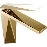 Смеситель для раковины Bravat Diamond L F118102G-2-ENG, золото, Цвет производителя: золото фото 4